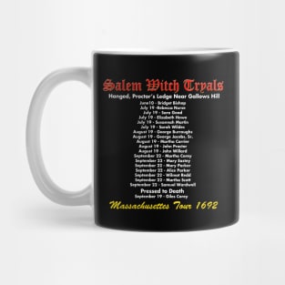 Salem Witch Tryals Tour Mug